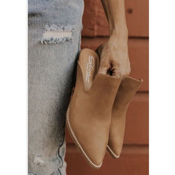 Women's Sbicca Thomaston Heeled Mule Peru Tan Size 8 - Picture 2 of 11